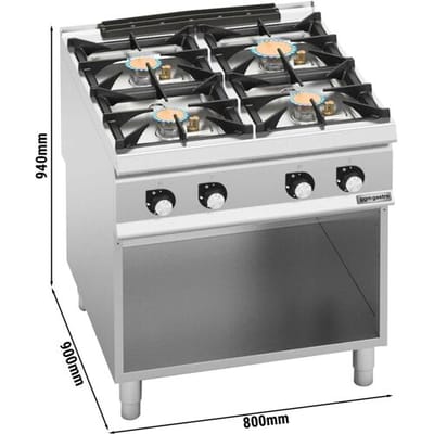 GGM Gastro Gasherd - mit 4 Brennern - 28 kW