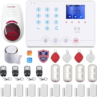 Draadloos Alarmsysteem - Home Security Set - Huis Beveiligen - WiFi en 4G Connectiviteit - 10 Stuks - Multicolor