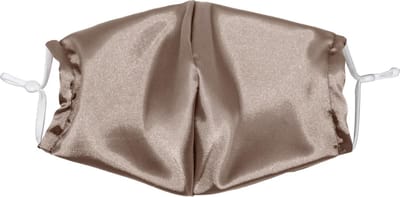 Beauty Pillow® Satijnen Mondmasker - Wasbaar - Taupe