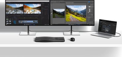 31.5" HP 732xk - 3840x2160 (4K) - 120Hz - IPS Black - 140W USB-C - KVM switch