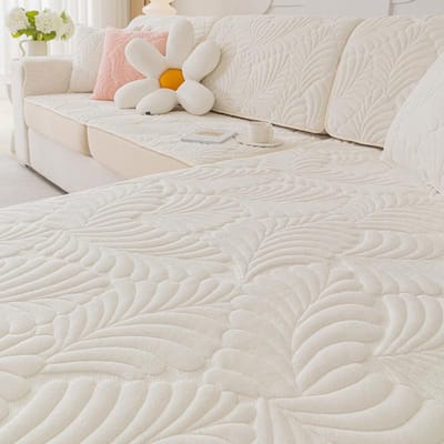 Winter Pluche Bankovertrek Vier Seizoenen Universeel Antislip Kussen Drie Zitplaatsen Eén Art-Sofa Volledig Omsloten Overtrek Universele Hoes 60*60cm