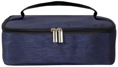 Draagbare geïsoleerde koeltas - mini-lunchbox - kleine geïsoleerde lunchtas - bevroren snacktas voor volwassenen voor mannen en vrouwen - voor werk - 25*16*8cm-blauw