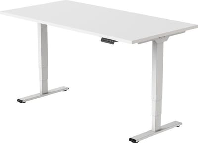 Office Hero® Cosmic Elektrisch - Zit sta bureau in hoogte verstelbaar wit frame - Game bureau - Computertafel - Werktafel - 120x80 - Wit