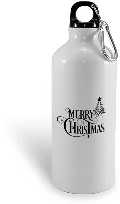 Hacebo® - Kerst merry christmas waterfles - Kerstmis - Kerst beker - winter - kerst - christmas - kerst cadeau - water fles - 400ML