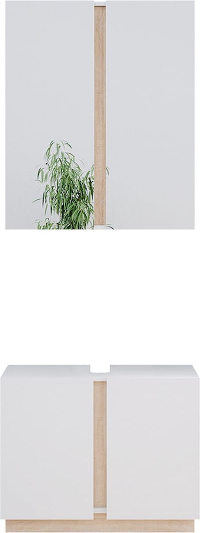 Vicco Gloria Badkamermeubelset – 2 delen Wit