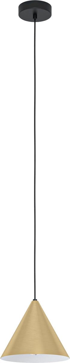 EGLO Narices Hanglamp - E27 - Ø 22 cm - Zwart/Goud