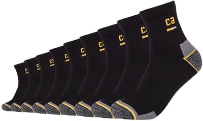 camano, Sokken Korte sokken Werksokken, unisex praktisch functioneel, comfortabel, behaaglijk, comfortabele boord, functionele vezel, verstevigd teen- en hielgedeelte, versteviging, vormvast, zacht, soepel, elastisch.