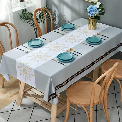 Modieus en Eenvoudig Stijl Rechthoekig Tafelkleed Keuken Restaurant Decoratie Tafel Waterdicht Tafelkleed 40-70cm