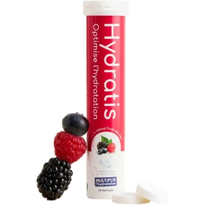 Hydratis Hydratatieoplossing 20 Bruistabletten (Aroma : Vruchten van het bos)