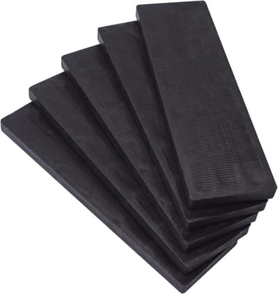 Vlakke Kunststof Shangen (10 Stuks) - 6mm Glaslatten en Kozijnverpakkers