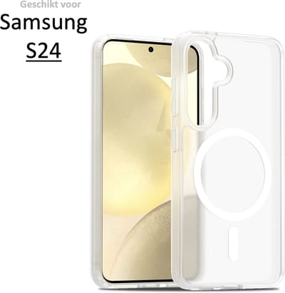 Brosendaal Hoesje - Geschikt voor Samsung Galaxy S24 – Transparant – Telefoonhoesje – Ondersteunt Draadloos Opladen – Ultradun en maximale Valbescherming