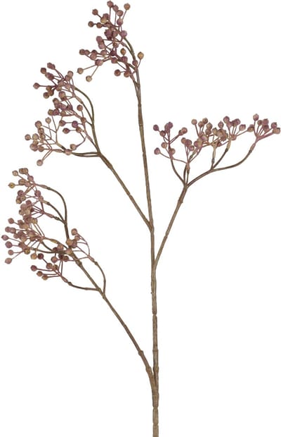 Countryfield kunstbes decoratie Ilex Verticillata S paar 77cm multicolor.