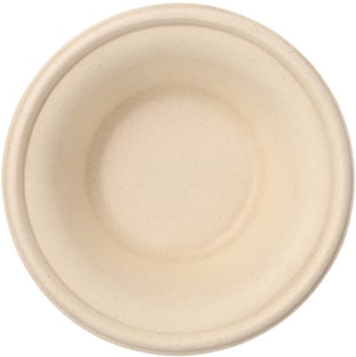 50 Schalen, suikerriet pure 380 ml Ø 15,5 cm · 4,6 cm natuur