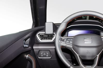 Kuda houder geschikt voor Seat Leon IV (Type KL) 2021-2022 Kleur: Zwart