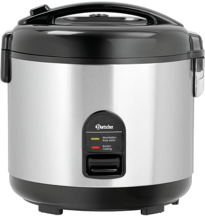 Bartscher Rijstkoker met Stomer 1,8 Liter - met Warmhoudfunctie - Ø29x(H)29,3cm