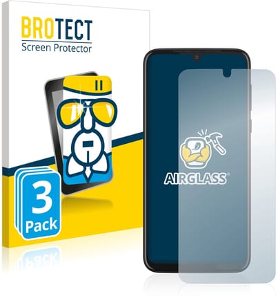 Screenprotector 3 Stuks voor Motorola Moto G8 Plus Beschermglas transparant