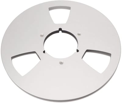 Store_8 - Lege Tape Reel - 1/4 inch - Professionele opnameaccessoire - Zilver - Tape recorder onderdelen - Voor audioliefhebbers - 10 inch