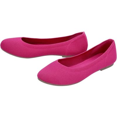 ESMARA Opvouwbare dames ballerina's (Roze, 36)