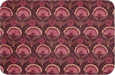 Badmat 60x40 cm - Antislip - Antiek - Bloemen - Kleurrijk - Badmatten voor badkamer - Badkamermat - Douchemat - Badkamer mat