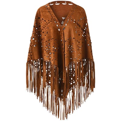 Dames Sjaal Warme Stof Effen Kleur Veelzijdig Holle Kwastjes Zoom Winter Sjaal Comfortabele Sjaal Wrap