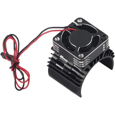 28000 RPM metalen motorkoelventilator, duurzame motorkoelradiator voor F540 550 3650 3660 30mm zilver zilver
