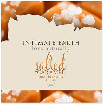 Intimate Earth - Natural Flavors Glide Gezouten Caramel Foil 3 ml