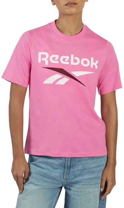 Reebok Wren 2 Colour Logo T-shirt Met Korte Mouwen Roze XS / Regular Vrouw