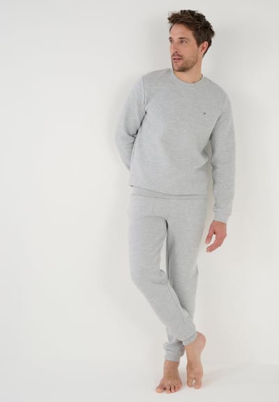 Damart - Pyjama gewatteerd Thermolactyl - Heren - Grijs - S