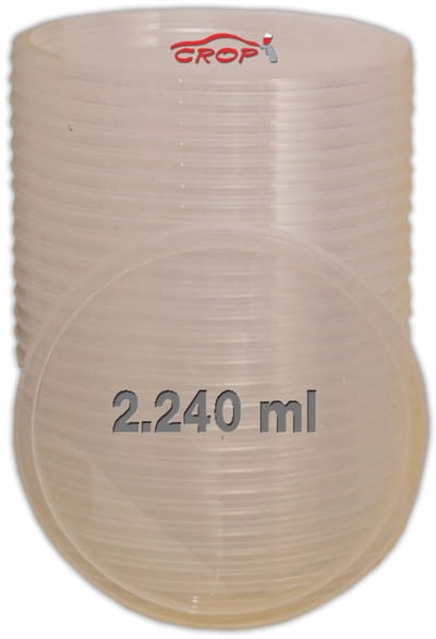 Deksels voor FINIXA Mengbekers 2240ml - 50 stuks