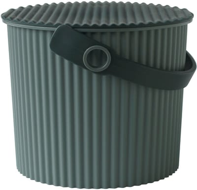 Hachiman opbergemmer Omnioutil Mini, kunststof, licht, donkergroen, 4 l, 239826