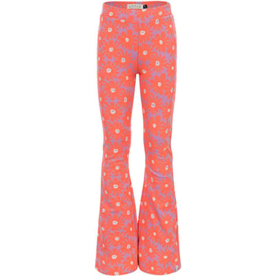 LOOXS Little Meisjes broekseizoen - Maat 92 in de kleur ornaje bloemprint van 95% Cotton 5% elastan - 2601-7605-985