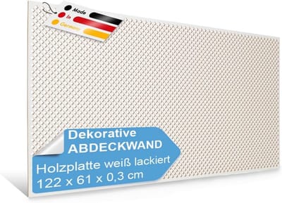 Houten Geperforeerde Plaat 122x61 cm - Decoratief Paneel voor Radiatorombouw en Interieur