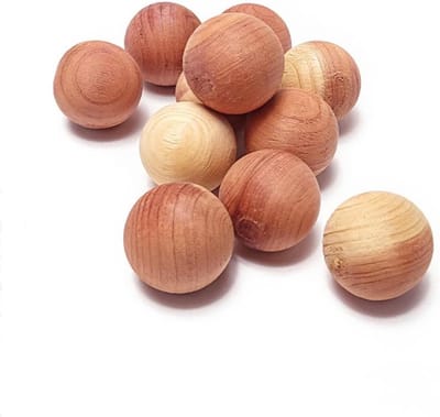 Cederhouten Mottenballen - Natuurlijke geurblokjes - Kleding beschermen - Aromatische geur - 30 stuks - Houtkleur