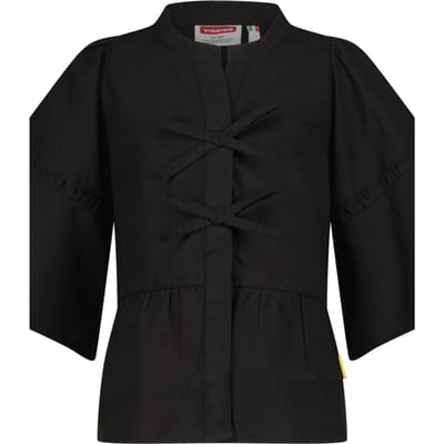 Vingino Loretta Deep Black Maat: 12 | Overhemden Outlet | Unisex | Zwart