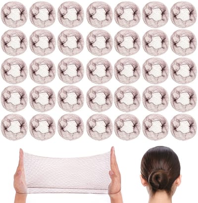 Dailygoods- Haarnetten Onzichtbaar - 35 Stuks Elastisch - Mesh Stretch Haarnetje - Haarknot Netten - Lichtgewicht en Ademend - Hygiënisch en Compact - Haarnet