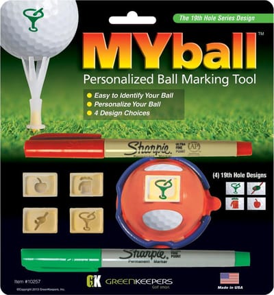 MYBall Marking Tool - Versie 19th Hole - Golfbal marker