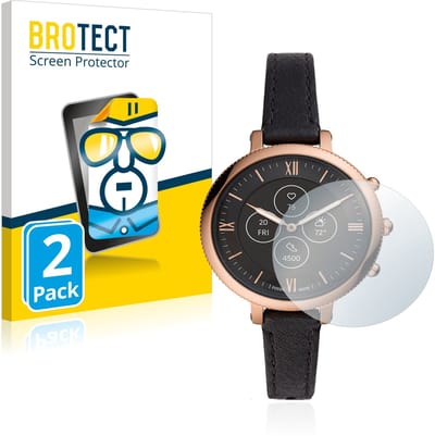 BROTECT - Screenprotector voor Fossil Monroe Hybrid HR - Folie Beschermfolie transparant 2 Stuks
