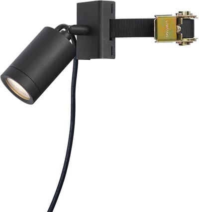 QAZQA solo - Moderne Wandlamp voor buiten - 1 lichts - D 9 cm - Zwart - Buitenverlichting