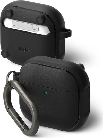 Ringke Onyx Magnetic Hoesje Geschikt voor Apple AirPods 4 - Zwart