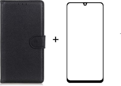 Telestore Telefoonhoesje - Book Case - Geschikt Voor Samsung Galaxy A32 4G - Zwart