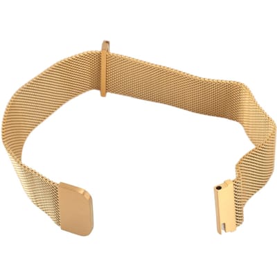 Mesh Loop Band Roestvrij Staal Magnetische Sluiting Horlogevervangingsband voor GT3 Smartwatch 22mm beige