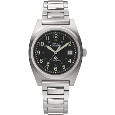 Timex Expedition North Capstone TW2Y39600 Horloge - Staal - Zilverkleurig - Ø 39 mm