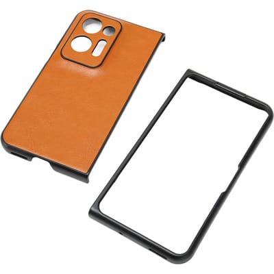 Opvouwbaar Telefoonhoesje Fashional Streep Comfortabel Perfecte Pasvorm Telefoon Opvouwbare Telefoonhoes voor Oppo bruin