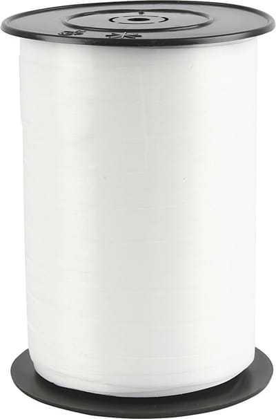 Lint 250 Meter 10 mm breed Polyester Wit polyband.