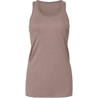 Bella+Canvas Flowy Racerback Tank Top BL8800 - Pebble Brown - M