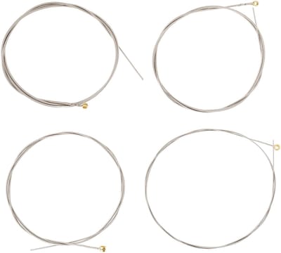 Dailygoods - Set van 4 Vervangende Snaren voor Elektrische Basgitaar