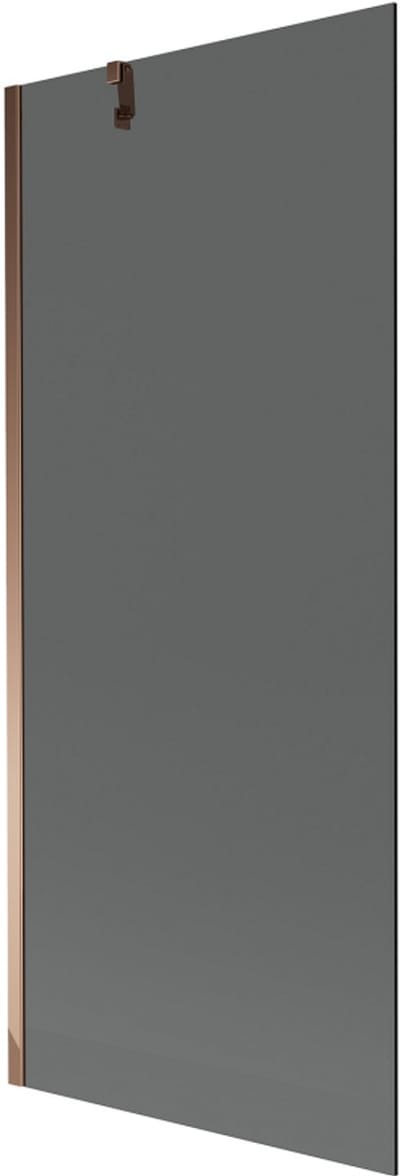 Mexen Next badwand 1-delig 80 x 150 , grafiet, roze goud - 895-080-000-00-40-60