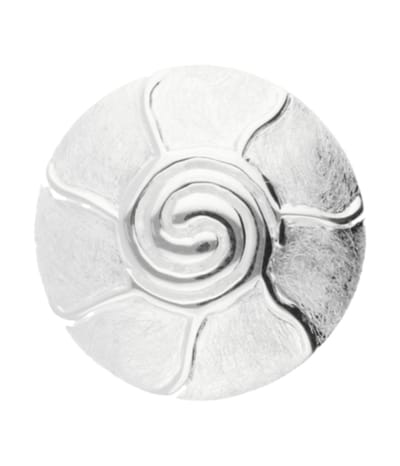 Zilveren Keltische Zon bol kettinghanger