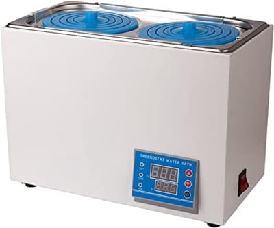Laboratorium Waterbad - Verwarming Bad - Constante Temperatuur - Dubbele Digitale Display - 6.86L - Zilver