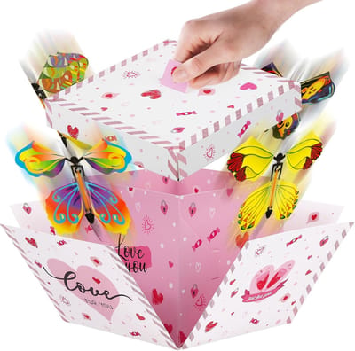 Verrassingsdoos met Vliegende Vlinders - Creatieve DIY Cadeaubox voor Verjaardag en Feestjes